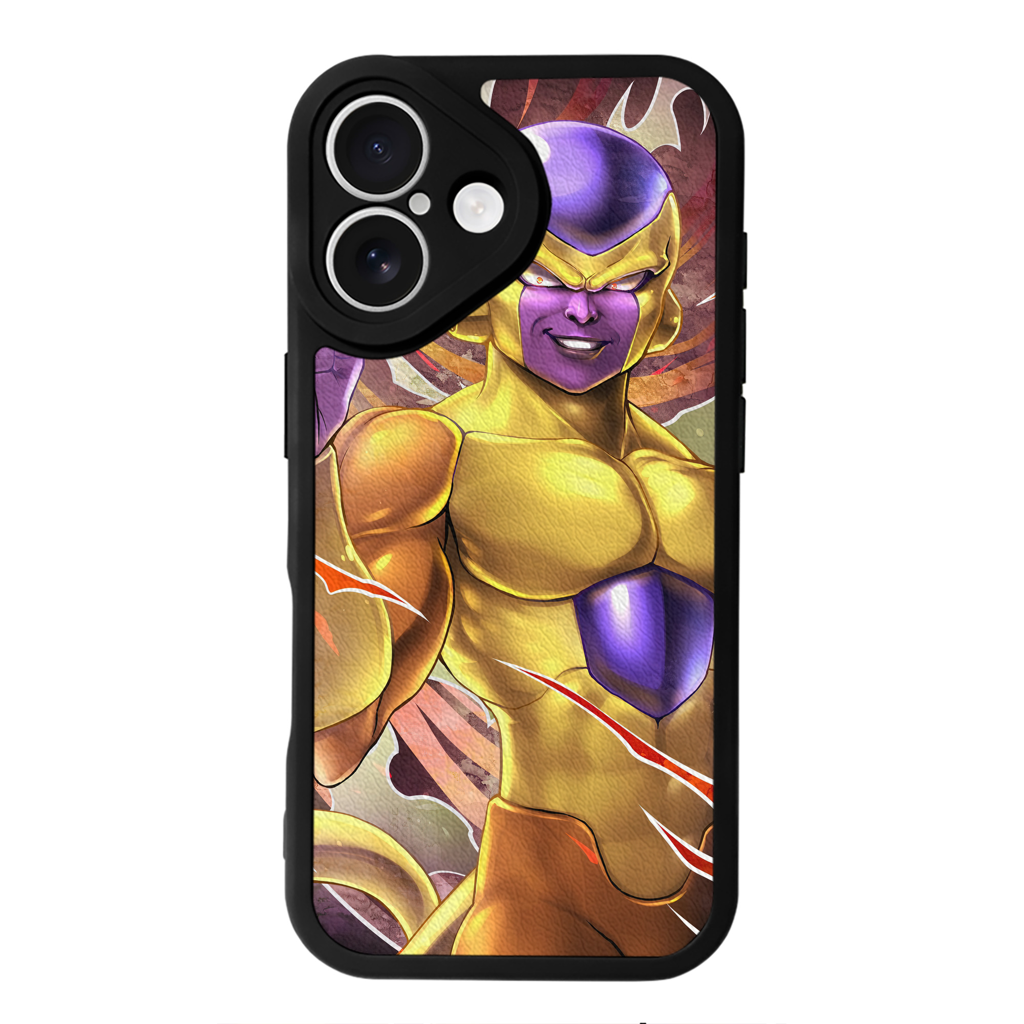 （画像用） ドラゴンボール DRAGON BALL 【iPhone 16シリーズ対応】シリコンスマホケース（レザー調） 材質：シリコン